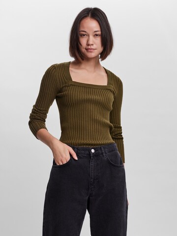 Vero Moda Aware Sweater 'Renata' in Green: front
