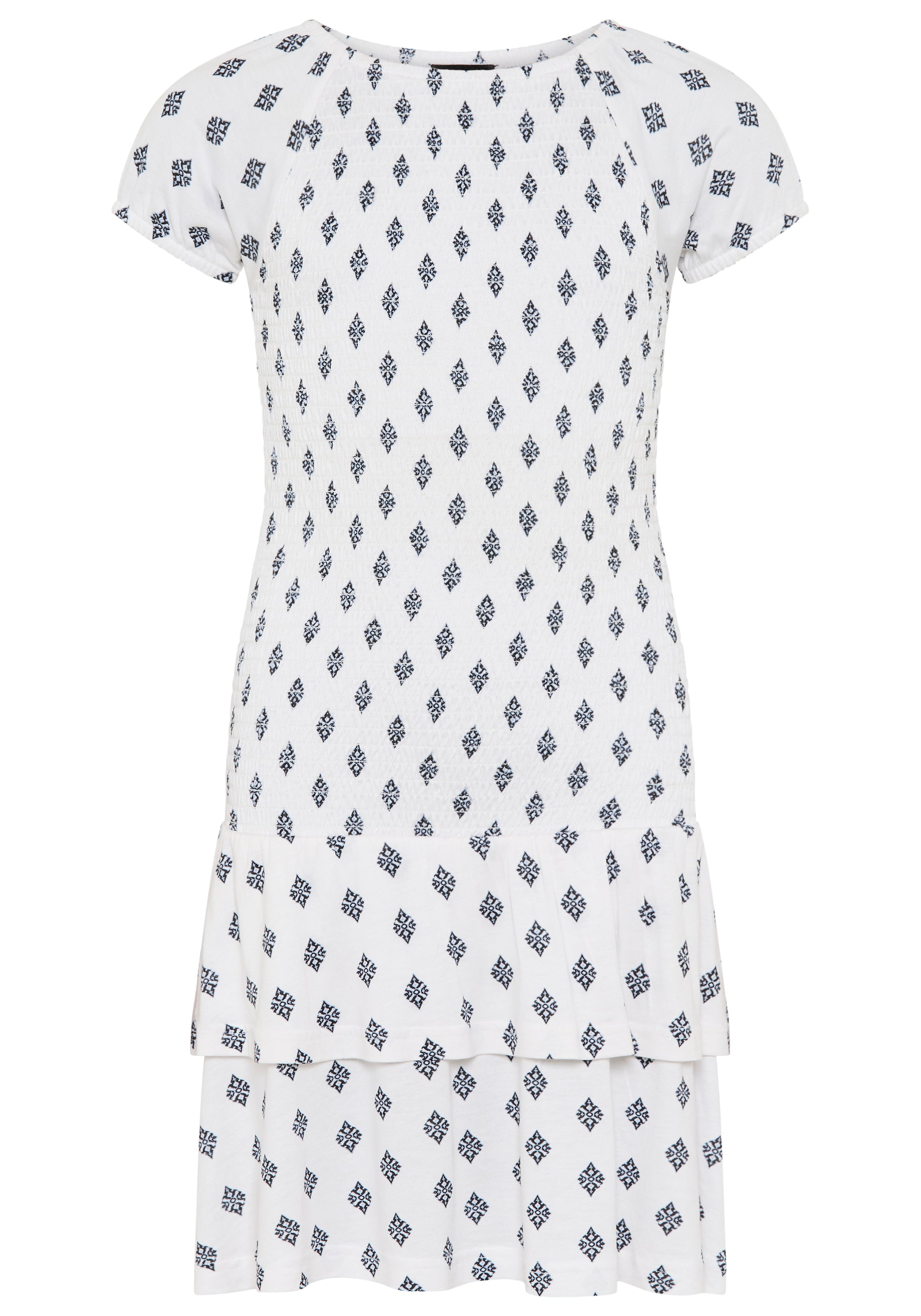 Bruno Banani LM Dress in White: front