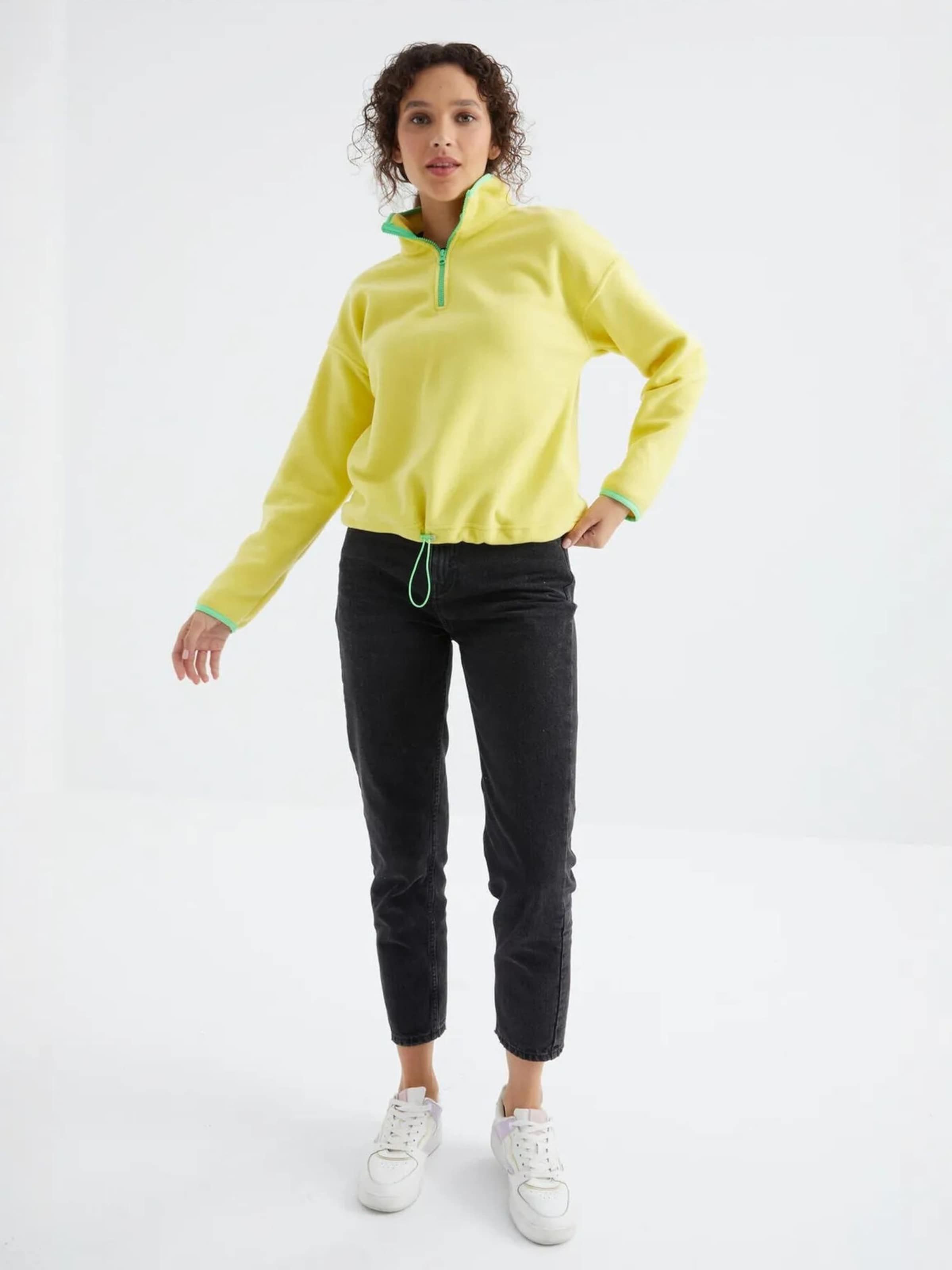 Tommy Life - Sweatshirt em amarelo