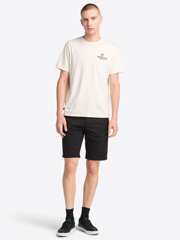 TIMBERLAND Koszulka 'Work Inspired Back Graphic Tee' w kolorze biały