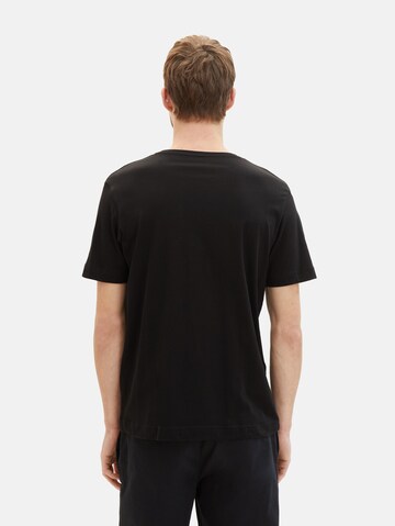 TOM TAILOR T-Shirt in Schwarz