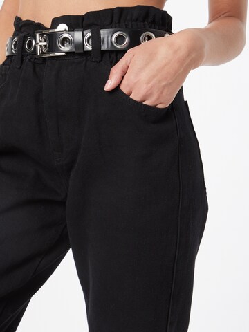 24COLOURS Regular Pants in Black