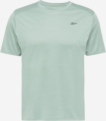 Reebok Sport Funkcionalna majica | zelena barva: sprednja stran