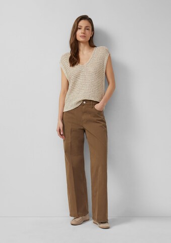 s.Oliver Wide leg Jeans ' SURI ' in Bruin