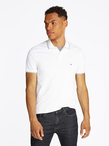 TOMMY HILFIGER Poloshirt in Weiß: Vorderseite