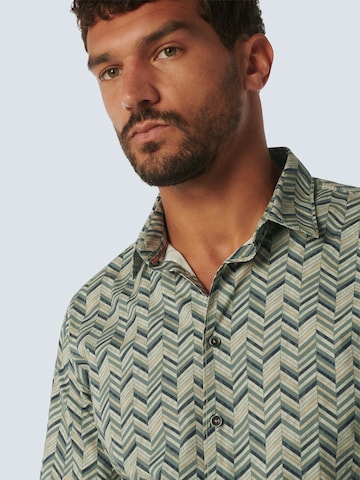 No Excess Regular fit Button Up Shirt in Green