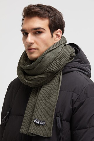 CAMP DAVID Schal in Grün: Vorderseite