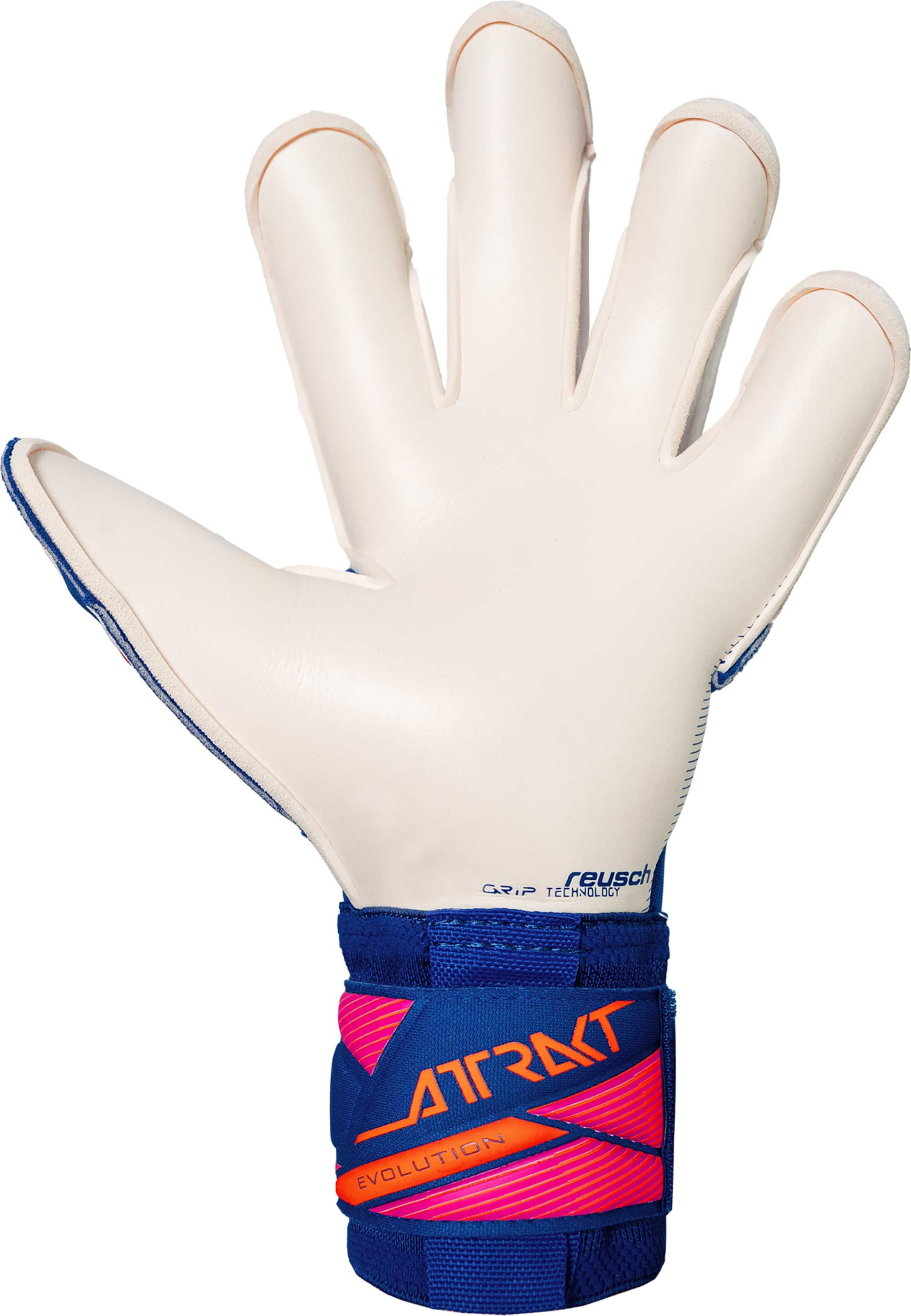 REUSCH Sports gloves 'Attrakt Gold X Evolution' in Blue
