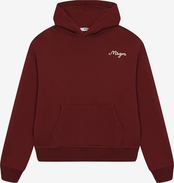 MSGMSweater majica - crvena boja: prednji dio