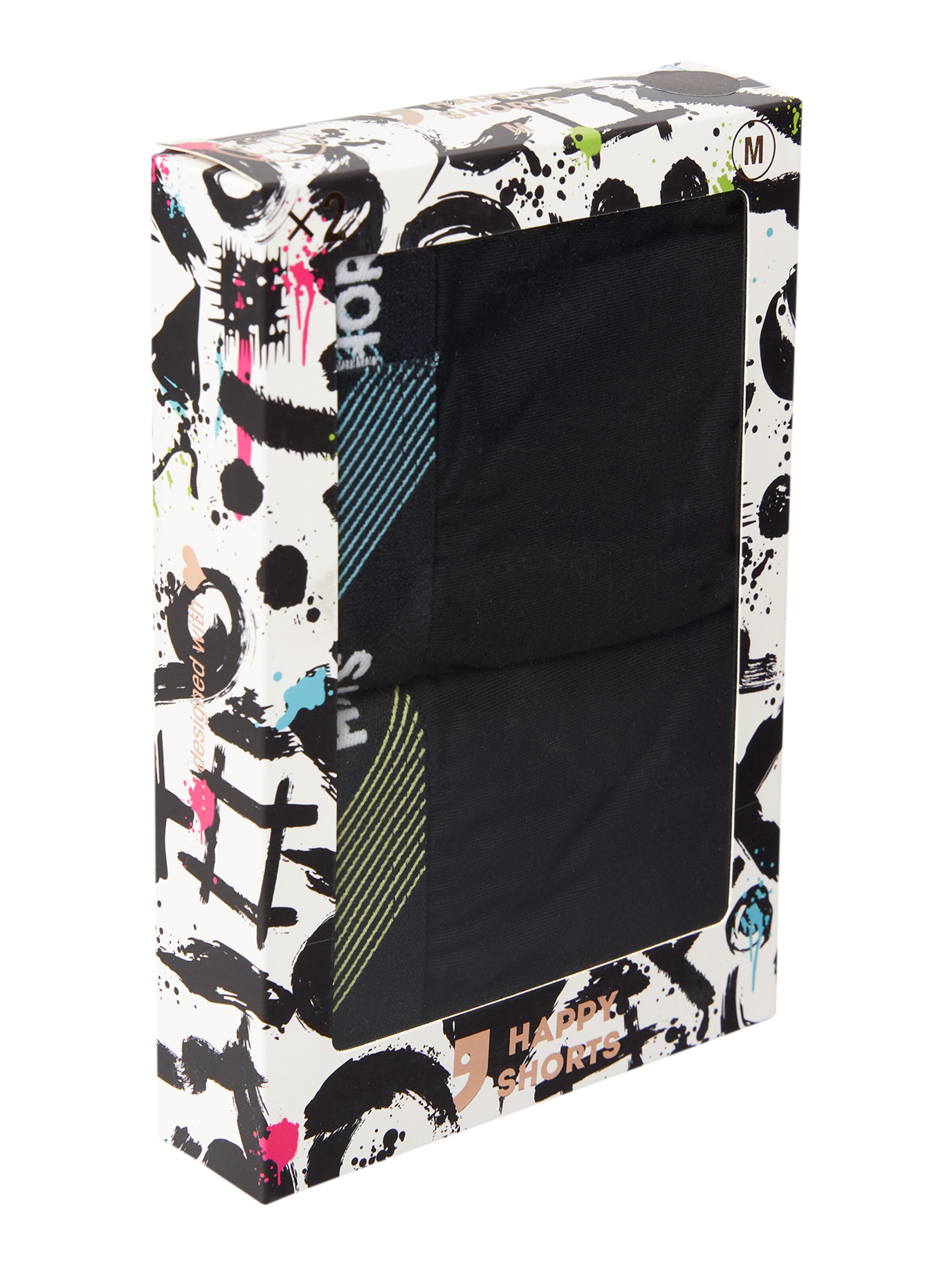 Happy Shorts Retro Pants ' Solids ' in Schwarz
