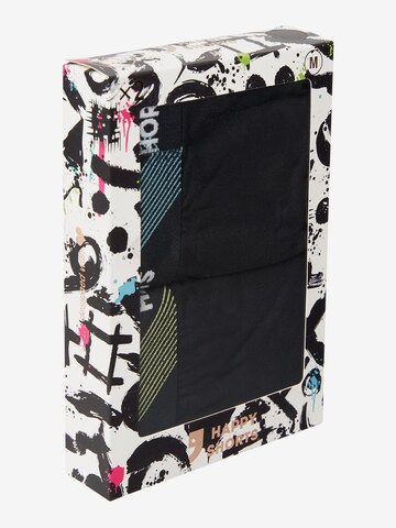 Boxers ' Solids ' Happy Shorts en noir