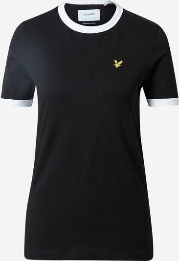 Lyle & Scott Majica u žuta / crna / bijela, Pregled proizvoda