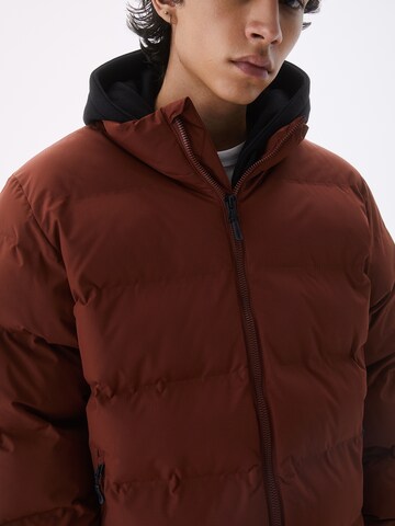 Pull&Bear Winter Jacket in Brown