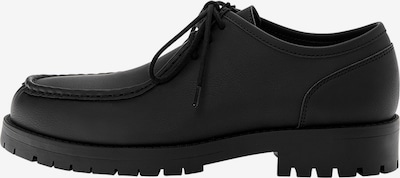 Pull&Bear Čevlji na vezalke | črna barva, Prikaz izdelka