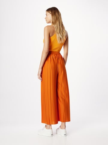ABOUT YOU Wide leg Pants 'Caren' in Orange