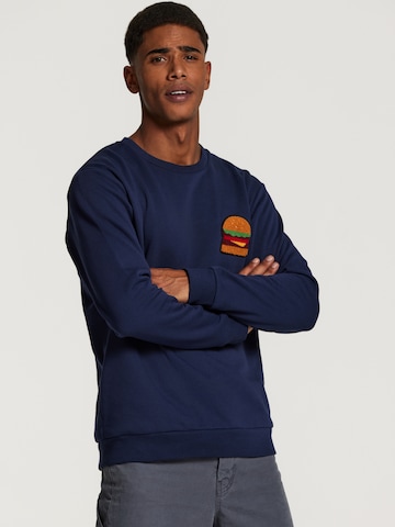 Shiwi Sweatshirt 'Burger' in Blauw