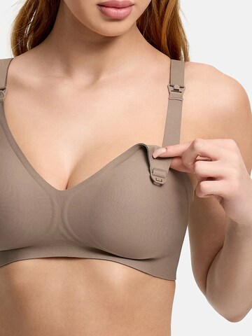 cfab (formerly creamy fabrics) Bustier BH 'Comfort Maternity Still-BH ohne Bügel'‌ in Grau