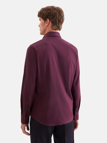 SEIDENSTICKER Slim fit Zakelijk overhemd in Rood