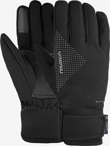 REUSCH Athletic Gloves in Grey: front