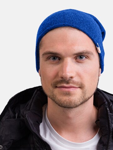 CASH-MERE.CH Beanie in Blue: front
