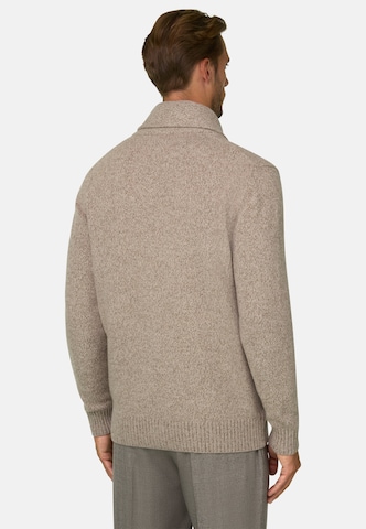 Boggi Milano Gebreid vest in Bruin