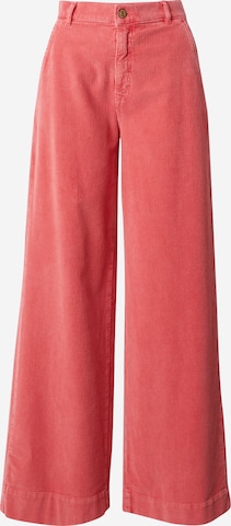 Summum Wide leg Trousers in Red: front