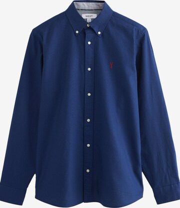 Next Button Up Shirt in Blue: front