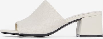 Calvin KleinNatikače s potpeticom - bijela boja: prednji dio