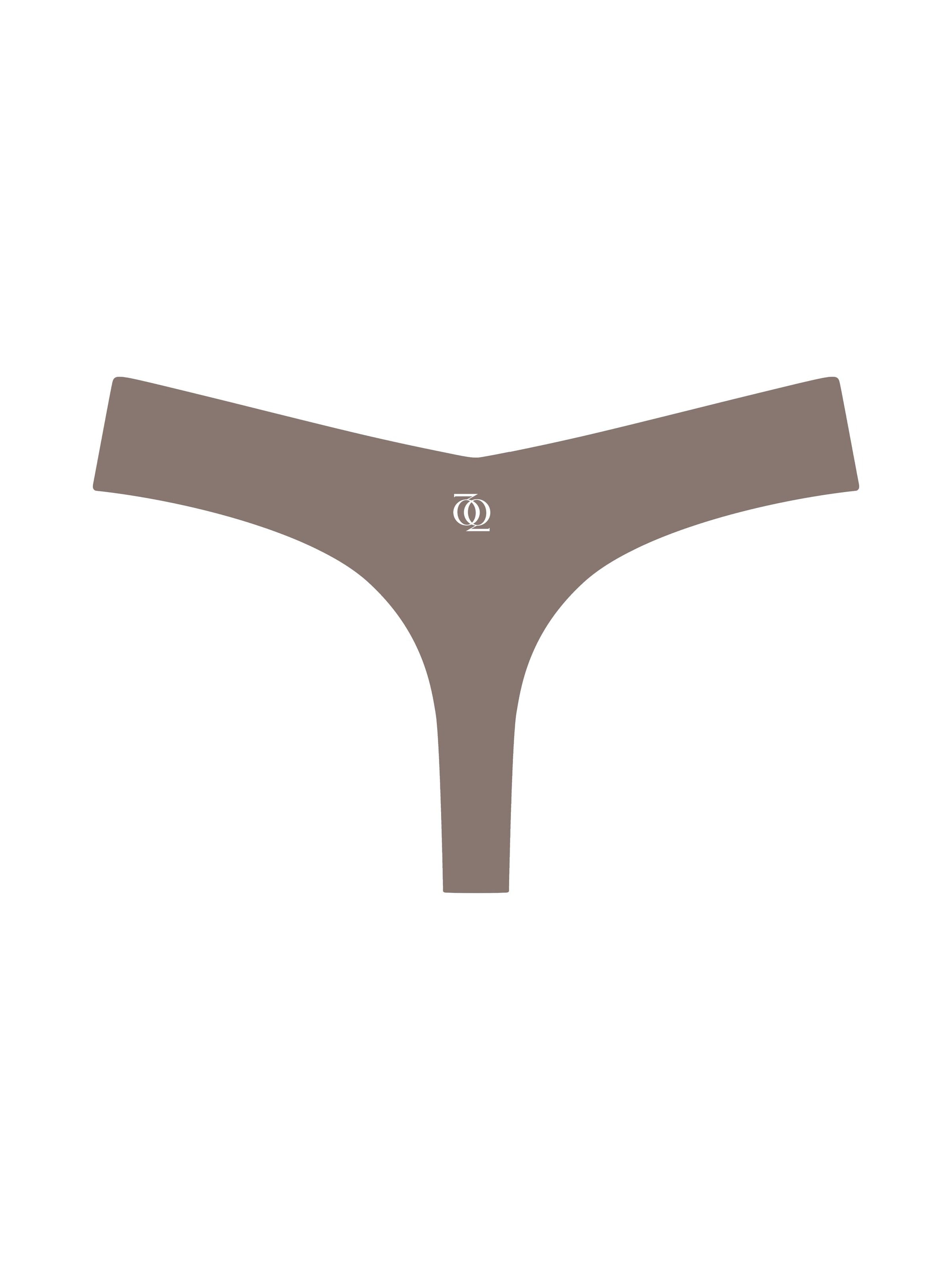 GOD SAVE QUEENSSlip 'Second Skin Thong' - smeđa boja: prednji dio