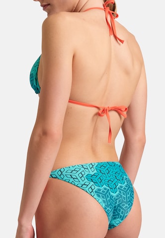 ARENA Triangel Bikini 'WATER PRINT' in Blauw