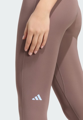 ADIDAS PERFORMANCE - Skinny Pantalón deportivo 'Studio All Me' en marrón