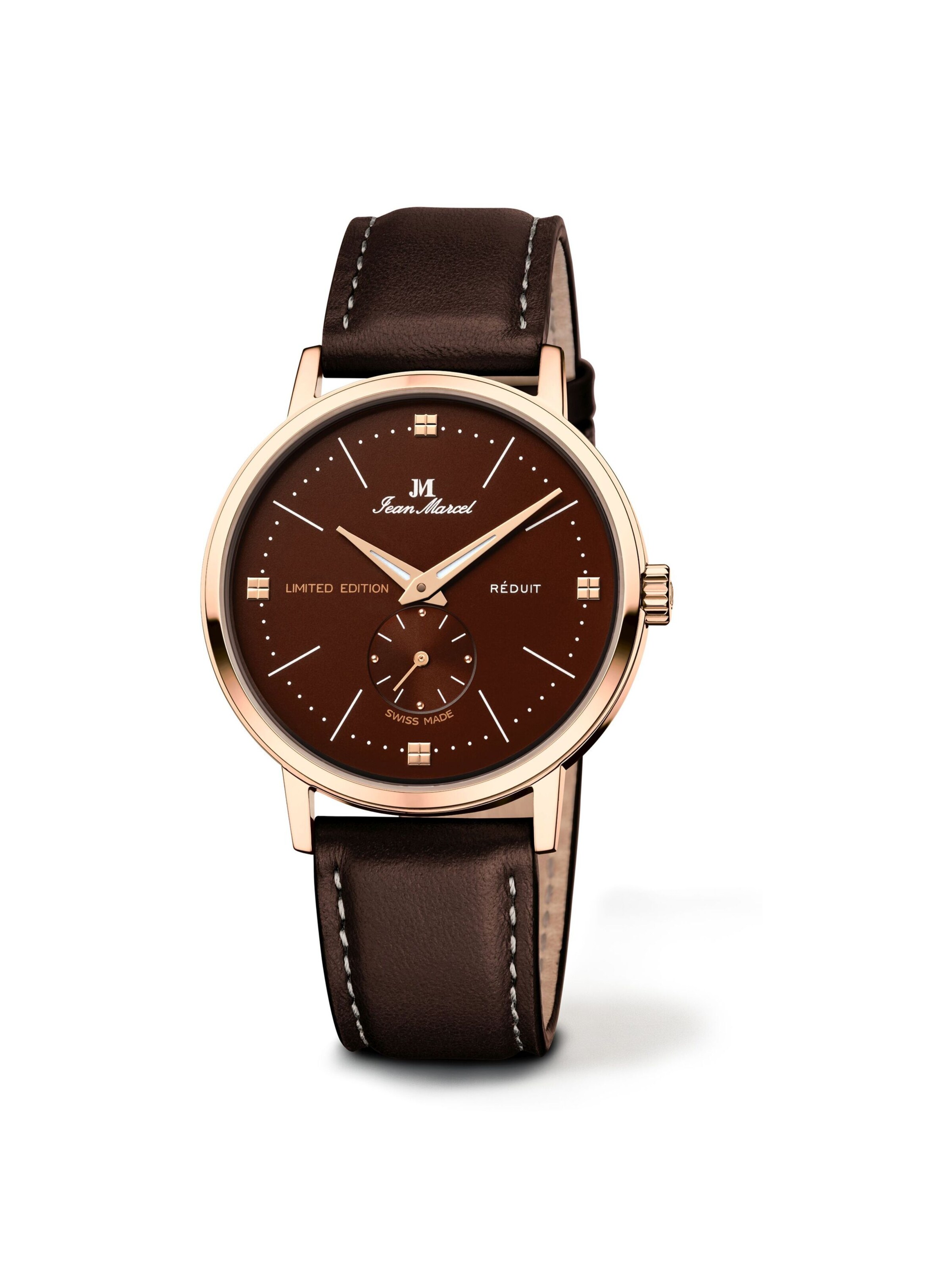 Montre à affichage analogique Jean Marcel en or : devant