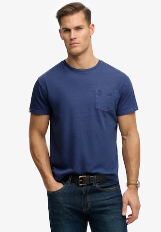 Superdry & Co Shirt in Blauw: voorkant