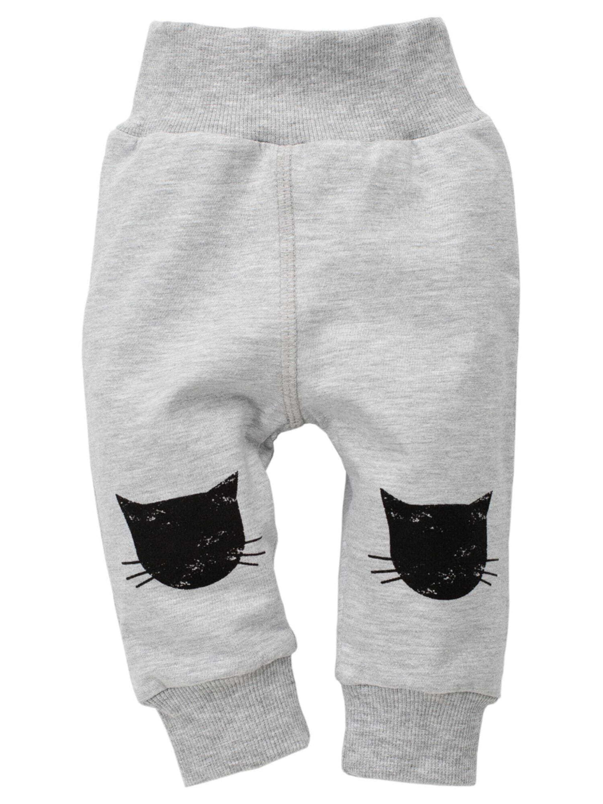 Regular Pantalon 'Katze' Pinokio en gris : devant