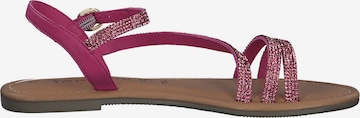 TAMARIS Sandal i rosa