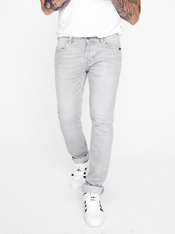 Five Fellas Slimfit Jeans 'Danny-Z' in Grau: predná strana
