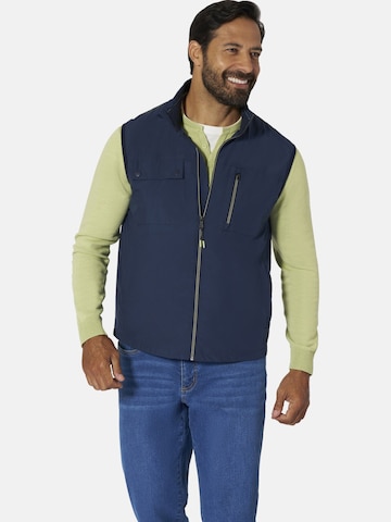 Jan Vanderstorm Vest 'Tjorm' in Blue: front
