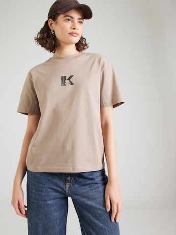 KARL LAGERFELD JEANS Футболка в Коричневый: спереди