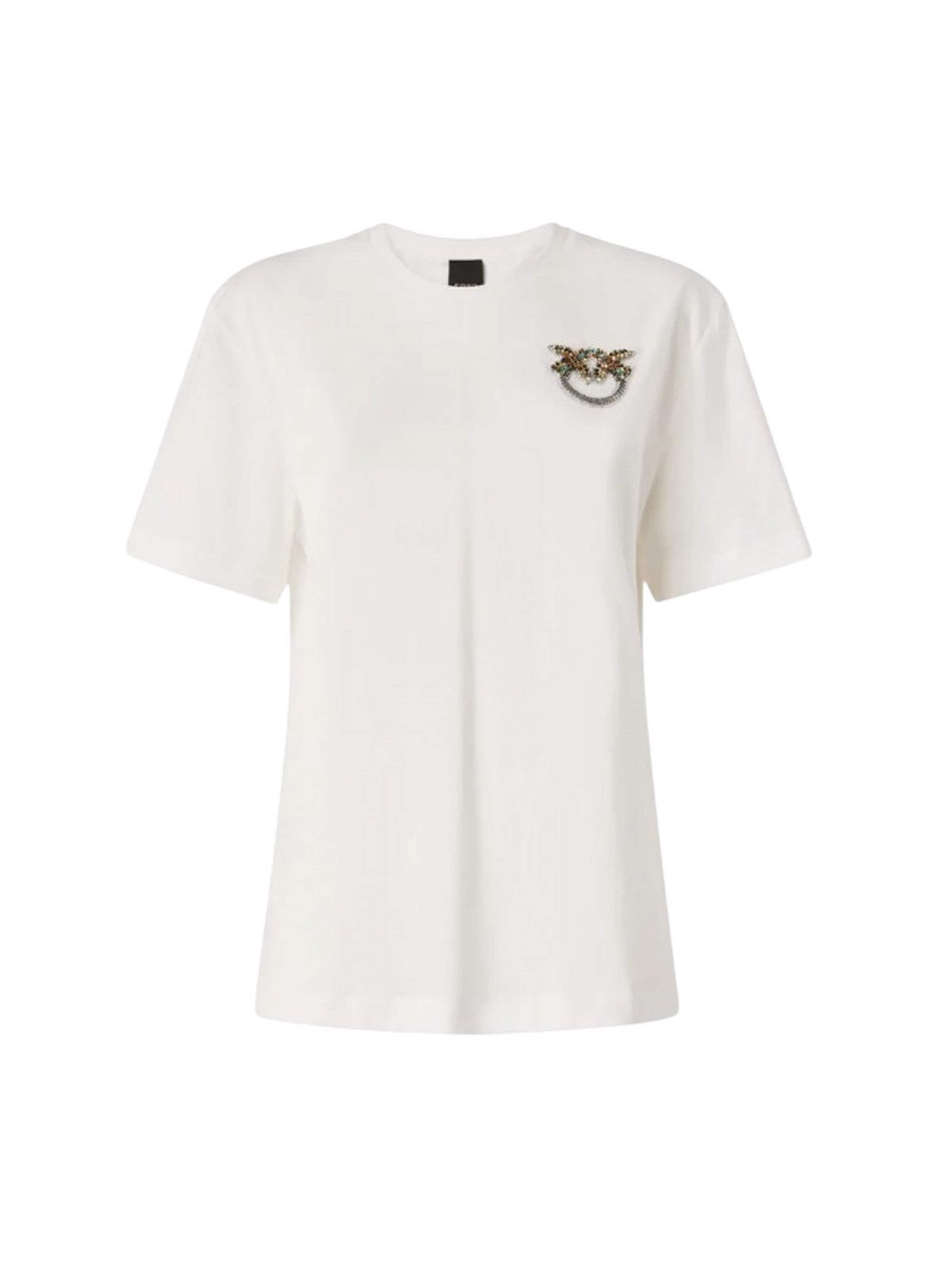 T-shirt PINKO en blanc : devant