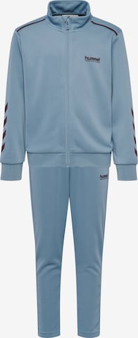 Hummel Trainingsanzug in Blau: Vorderseite