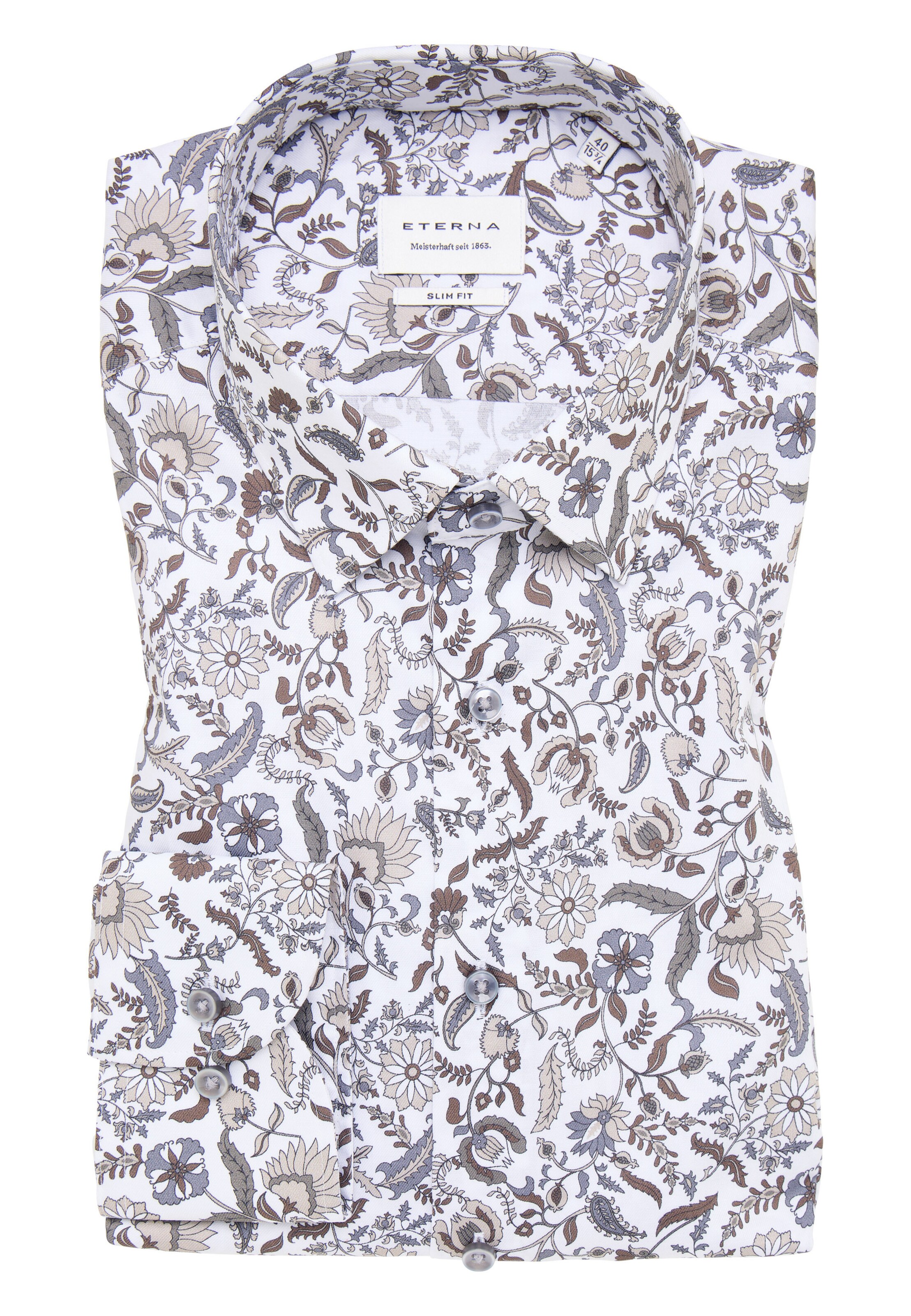 ETERNA Slim Fit Hemd in Mischfarben