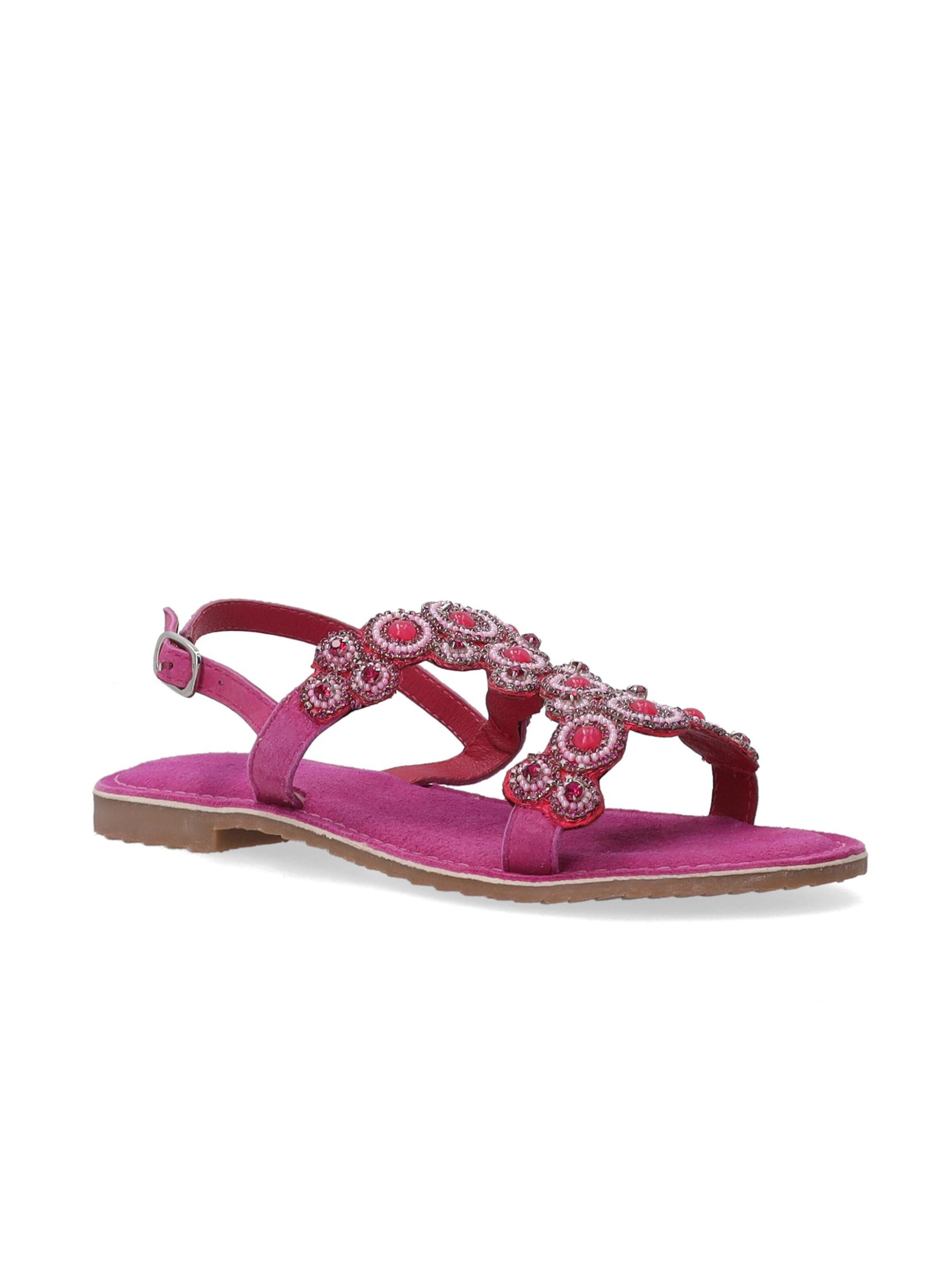 VENEZIA Strap Sandals 'Venezia' in Pink: front