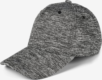 styleBREAKER Cap 'Baseball Cap meliert' in Black: front