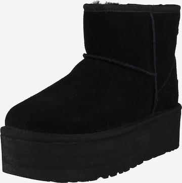 UGG Boots 'Classic Mini' in Schwarz: Vorderseite
