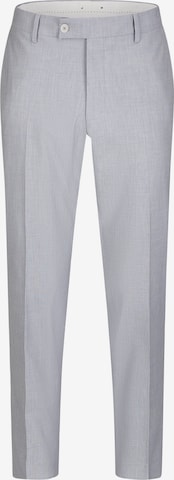 HECHTER PARIS Slim fit Pleated Pants in Blue: front