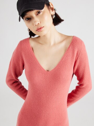 DRYKORN Knit dress 'RANIJA' in Red