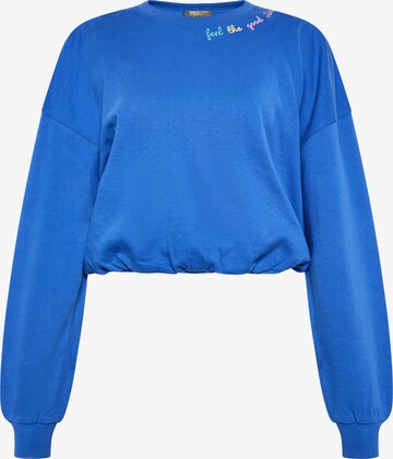 ebeeza Sweatshirt in Blue: front