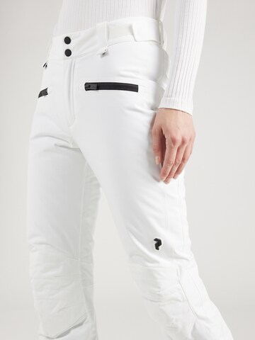 Regular Pantalon outdoor 'Scoot Insulated' PEAK PERFORMANCE en blanc