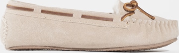 Pantoufle 'Cally' Minnetonka en beige