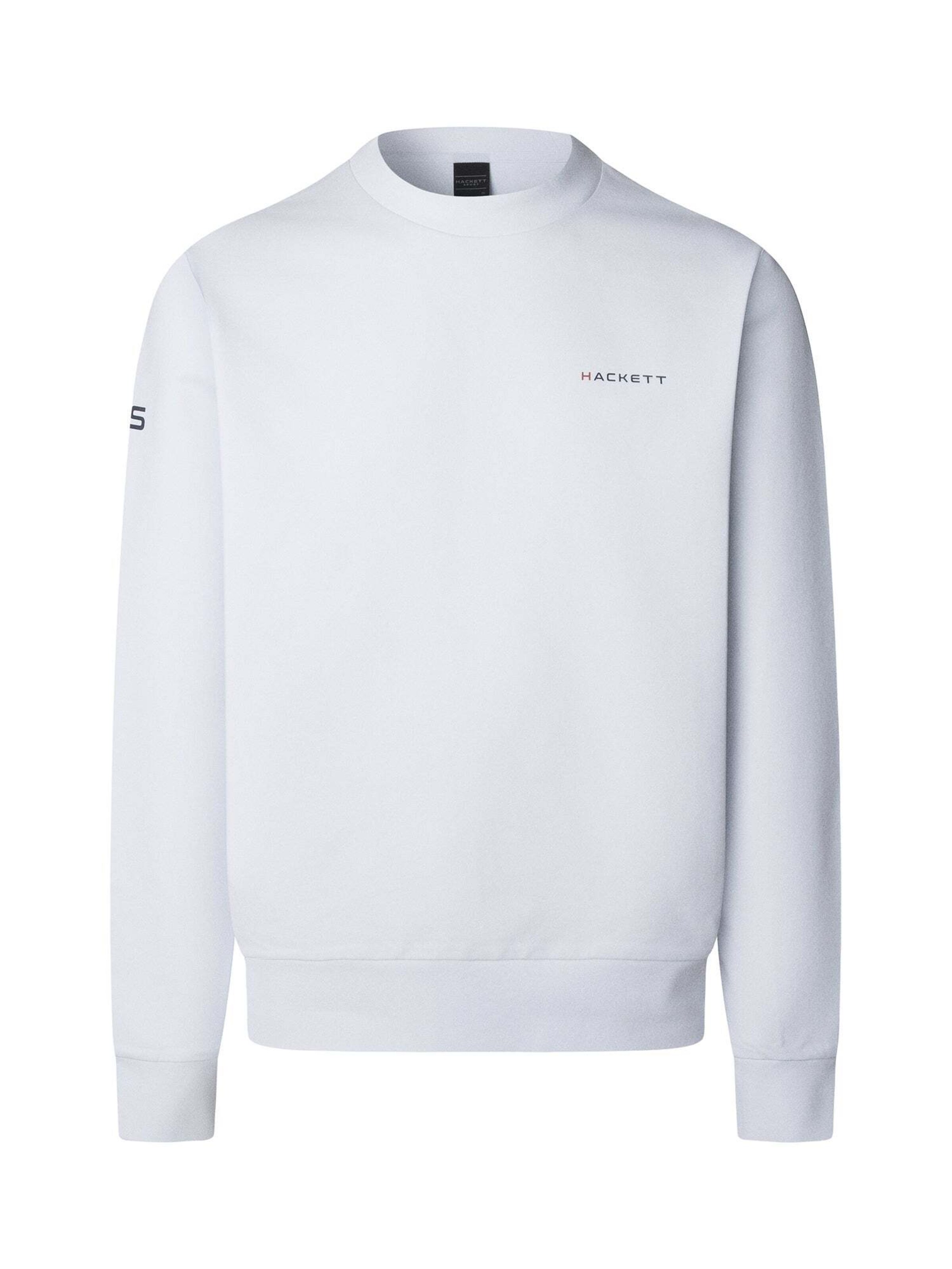 Hackett London Sweatshirt 'Essential' in de kleur Wit, Productweergave